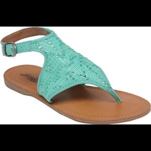 NEW! Lucky Brand Mint ‘Abdool' Flat Thong Sandal
